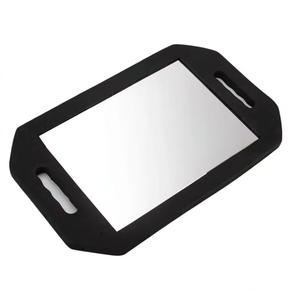 Lightweight Foam Salon Mirror For Hair Stylist Handheld Barber Accessory Makeup Cosmetic Utility Clear Reflection