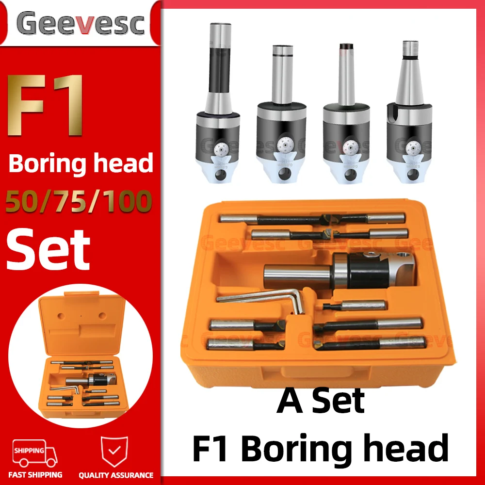 a Set F1 Boring head MT2 MT3 MT4 MT BT30 BT40 NT30 NT40 R8 C20 C25 Boring tool holder f1 50mm 75mm 100mm Boring Rough 2 3 4 inch