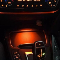 Car Interior Ashtray Light for BMW F30 F31 F32 F33 F34 F36 F80 3 4 Series Central Cup Holder Ashtray Ambient Light Upgrade Lamp