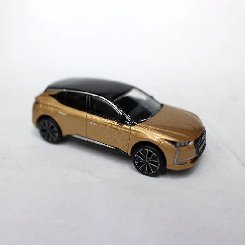 Diecast 1:64 Scale 2021 Citroen DS4 Alloy Car Model Ornaments Collection Souvenir Display Ornaments Vehicle