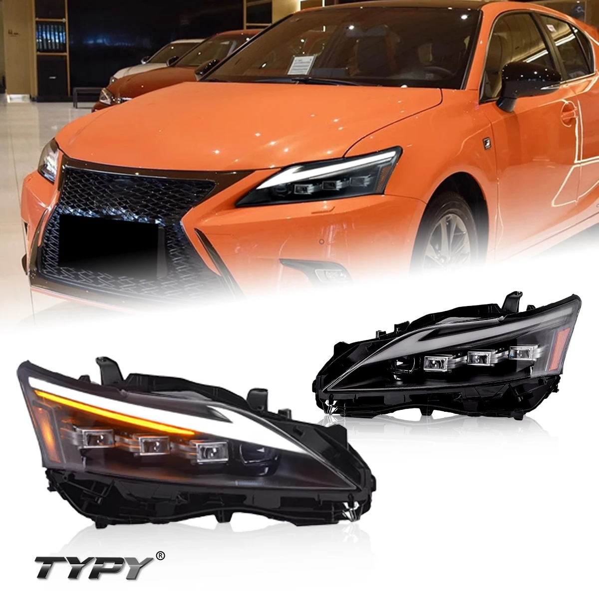 

TYPY New LED Car Headlights For Lexus CT200 2013-2017 Headlight Signals Auto Accessories Daytime Running Lights