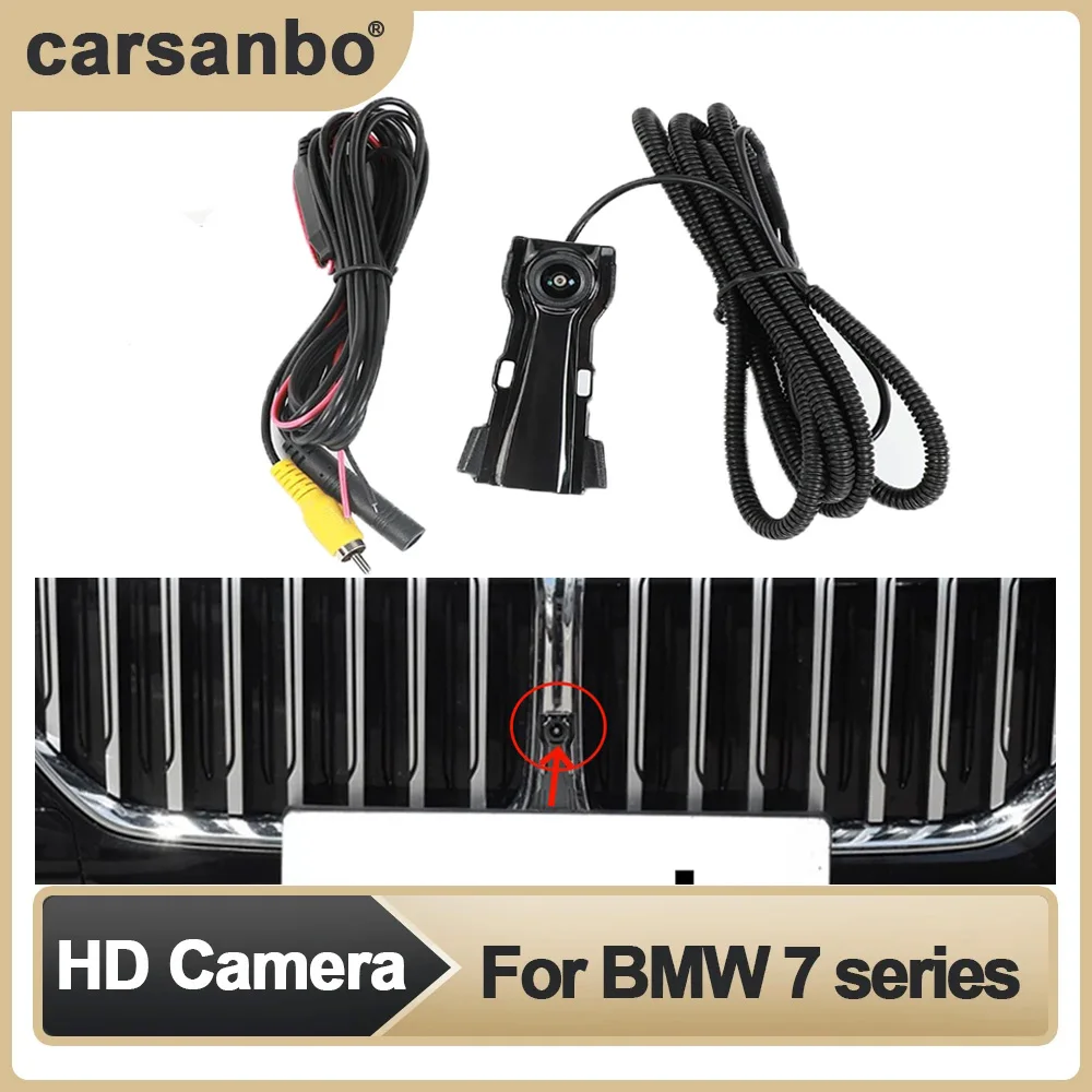 Carsanbo Car Front View OEM Camera For BMW 7 Series 740Li 750Li xDrive M760Li 2019 Night Vision Fisheye Camera