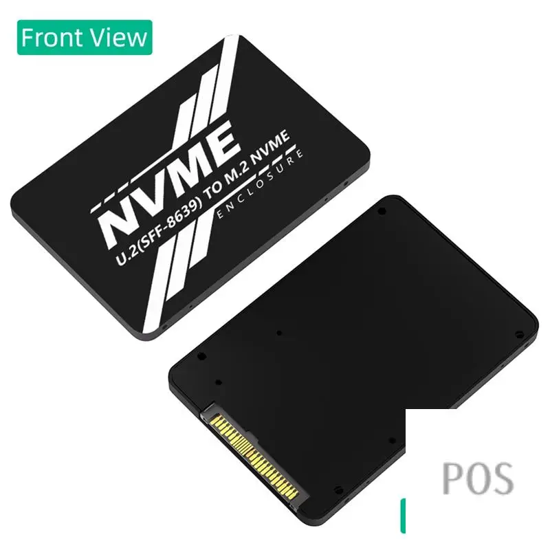 2 en 1 M.2 NVME PCI-E / NGFF SATA SSD a U.2 SFF-8639 Combo adaptador repuestos para PC de escritorio-POS
