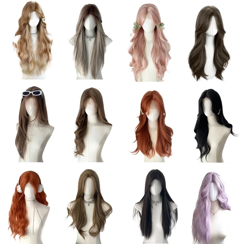 Imagen 2 del producto AOOSOO peluca sintética roja burdeos, peluca con malla frontal de pelo liso, pelucas cortas Bob marrón rojizo para mujeres, peluca de fibra resistente al calor