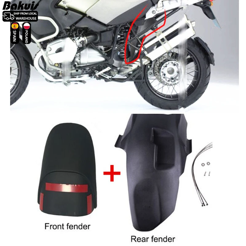 R1200GS Moto Parafango Posteriore Tire Hugger Parafango Copertura Estensione Della Protezione Per