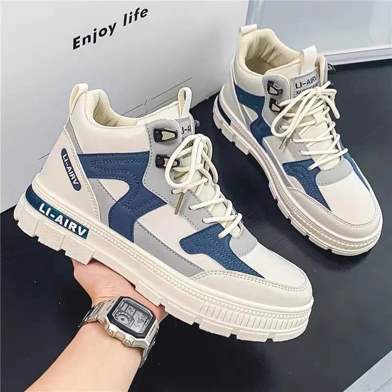 2024 Mens Boots Casual Shoes Winter Leather Designer Luxury Ankle Platform Chelsea Tactical Cowboy Combat Work Safety Sneakers