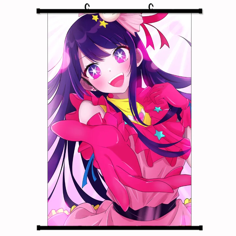 Anime Canvas Scroll OSHI NO KO Wall Hanging Painting  Poster Artwork Modern Home Living Room Study Decoration Pendant