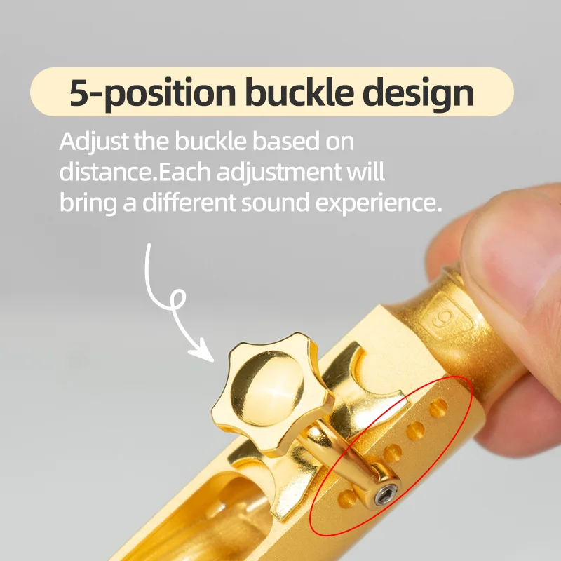 E-Flat Alto Saxophone, B-Flat Tenor Saxophone, Soprano Saxophone, Popular Jazz Professional Performance Grade Metal Mouthpiece