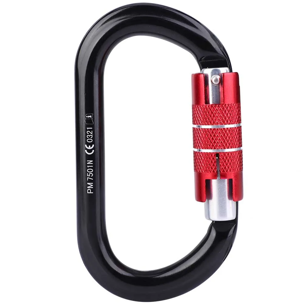 Climbing Carabiner Safety Lock O Buckle Outdoor Rock Mountain Climbing  Carabiner Equipment
