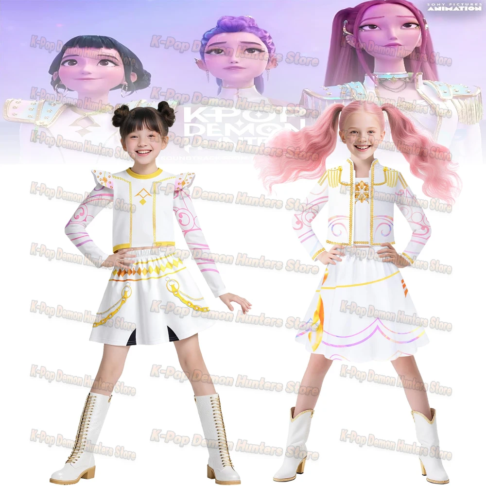

Demon Hunters Cosplay Costumes for Girls Zoey Mira Rumi Fantasy Roleplay Outfits Kpop Halloween Carnival Party Suits