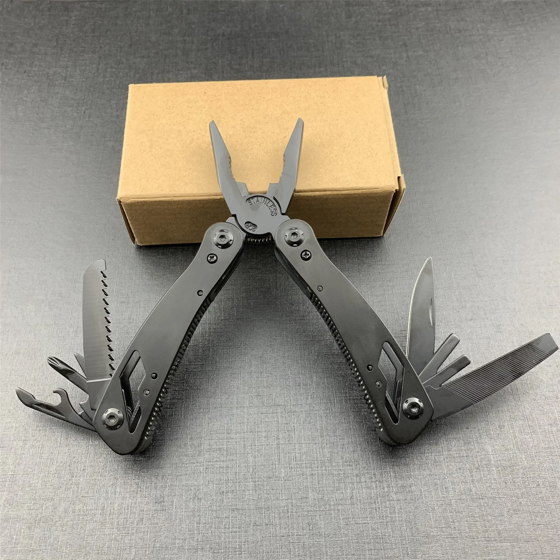 Newest Multi-function Folding High-quality Multi-purpose Multi-scenario  Survival Knife Stainless Steel Durable Camping Pliers