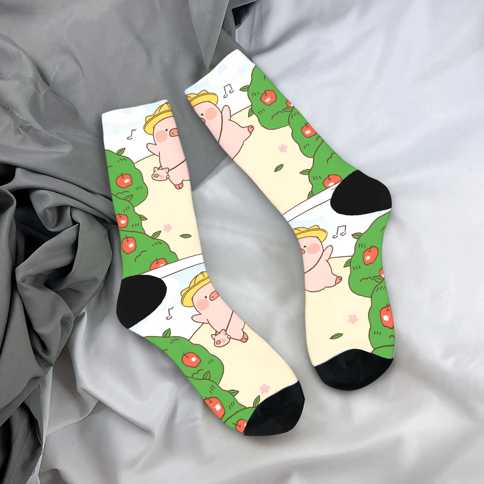 

Носки L-Lulu Pig, осенние чулки, повседневные мягкие дышащие носки для пар, дизайнерские уличные носки против пота