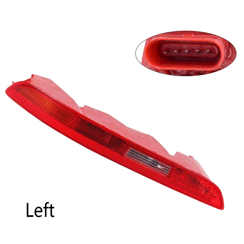 1Pair Rear Bumper Lower Tail Light Reflector Lamp For  Q3 2011-2015 8U0 945 095 8U0945096 Parking Stop Brake Light Parts