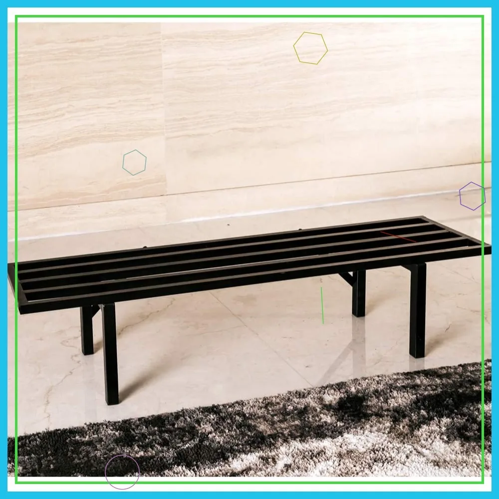 

Прочная металлическая подставка для растений для дома, сада, оформления витрин - 35,43 дюйма (длина) x 8,66 дюйма (ширина) x 7,9 дюйма (высота)