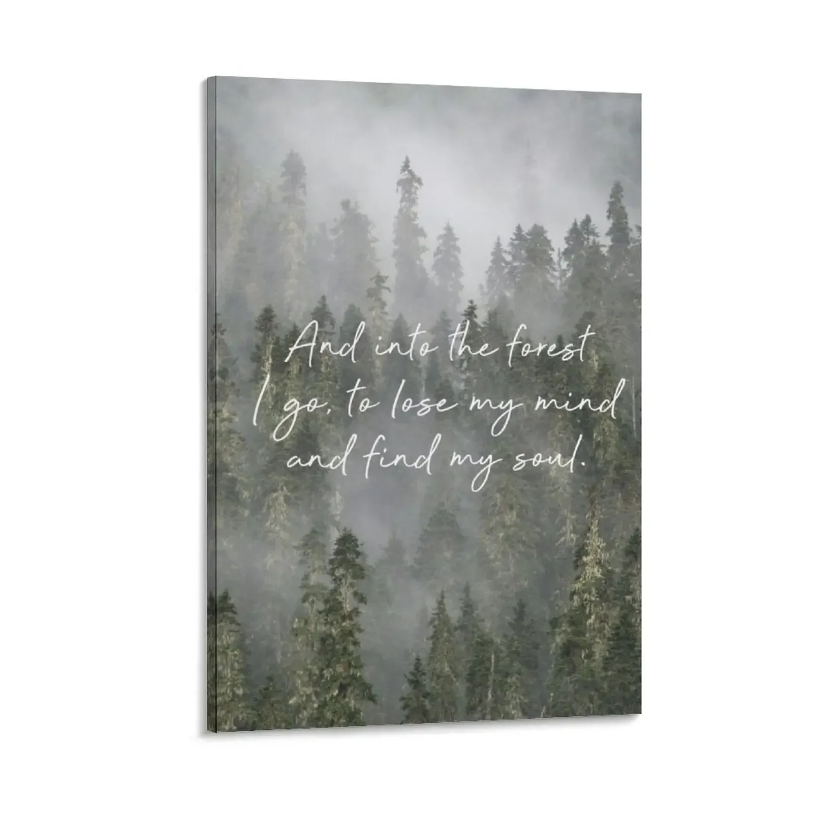 

Into the Forest I Go Canvas Painting anime decoration Decorative picture room decoration