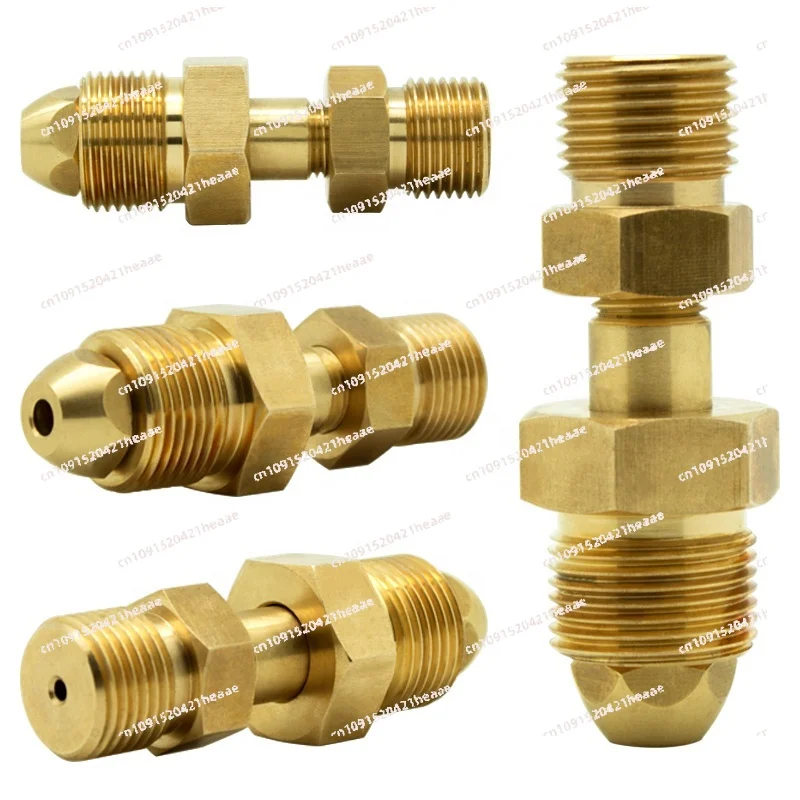Suitable for   Converts Co2 Regulator to Nitrogen Tank Adapter Draft Beer Kegerator Converter A 540