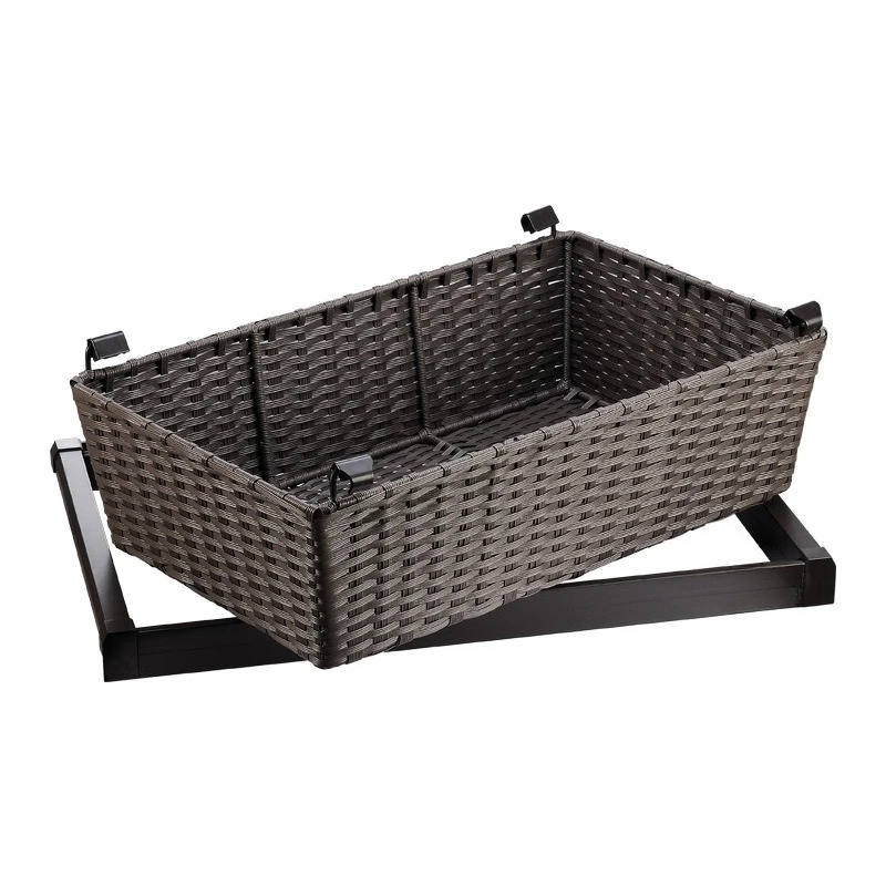 Wardrobe drawer damping slide simple splicing storage box built-in vine basket