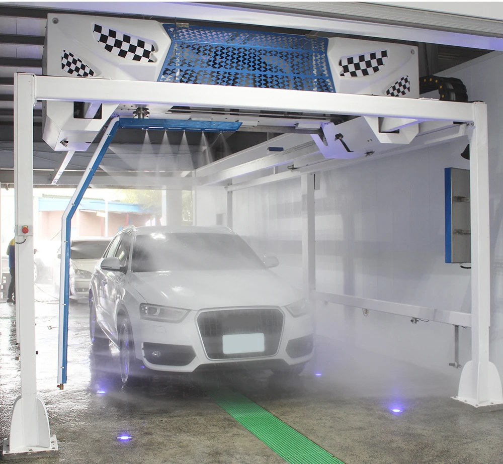 Export More Than 20 Countries Tsunami 360 Automated Car Wash Systems Machine Vertical Bristle Tumbling Automatic Car Washing