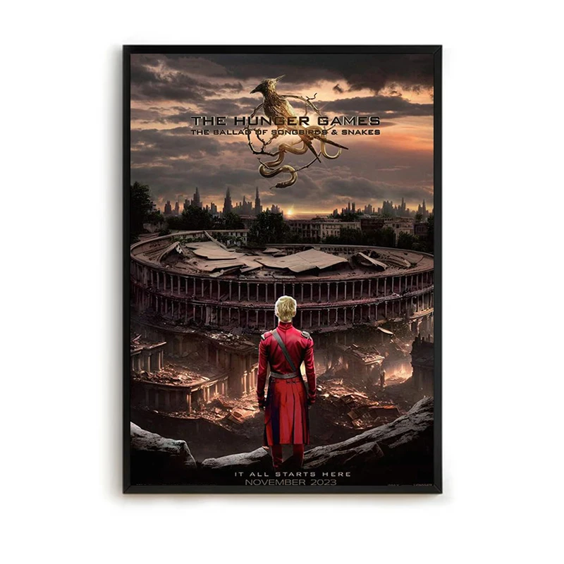 The Hunger Games Poster Canvas Wall Art Mural Bedroom Decoration Decorative Paintings Home Decorations Posters for Room Painting