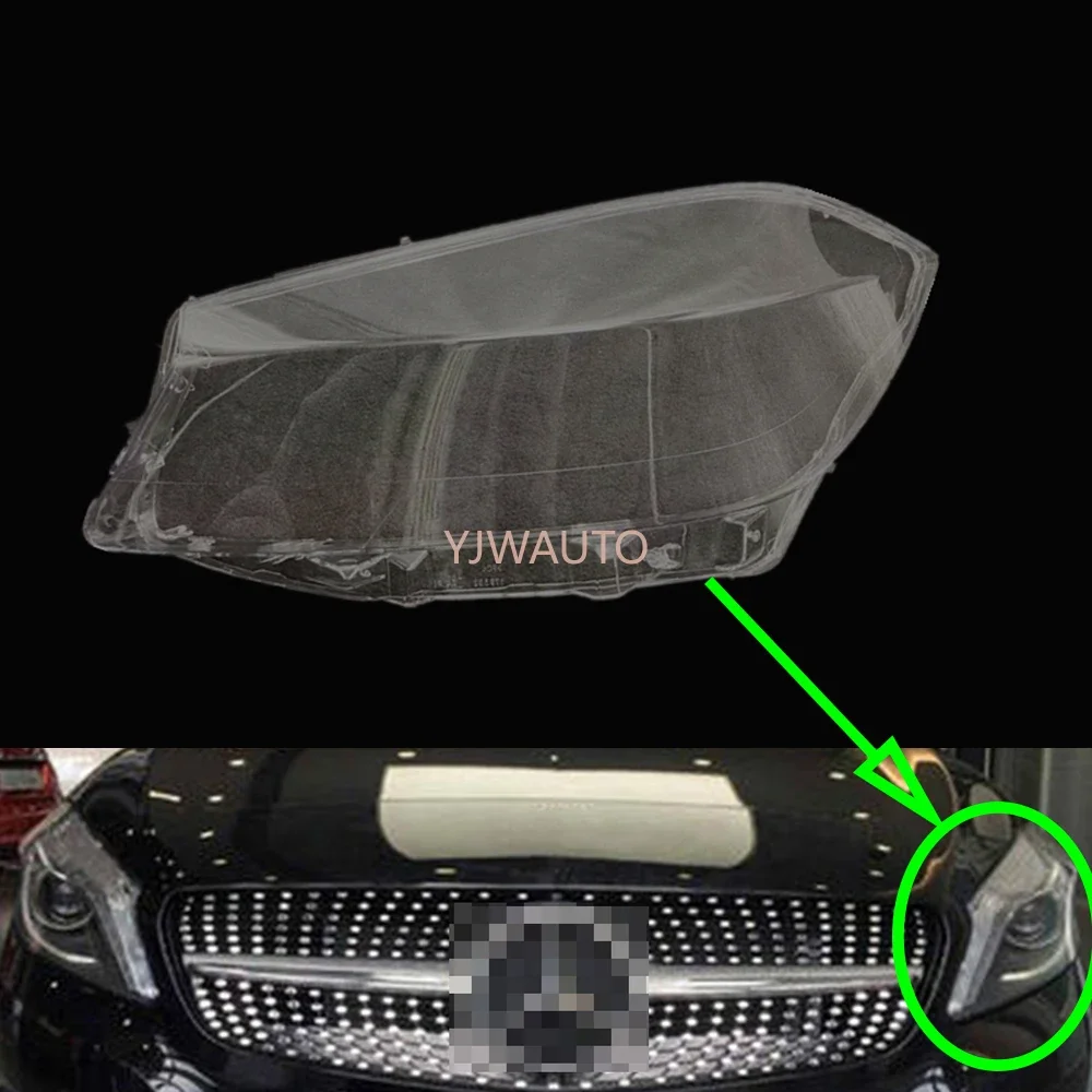 

For Mercedes-Benz W176 A180 200 260 45 AMG 2012 2013 2014 2015 2016 Headlight Lens Car Headlamp Cover Replacement Auto Shell