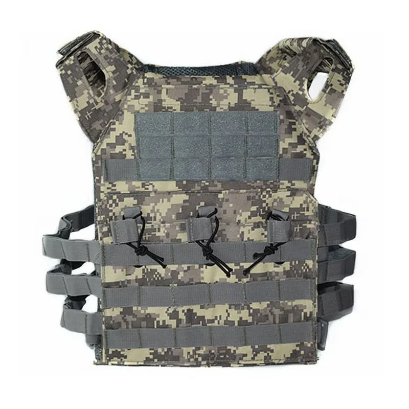 Chaleco táctico militar impermeable para exteriores, armadura corporal ligera JPC Molle, portador de placa, chalecos de caza, equipo de jungla de juego CS