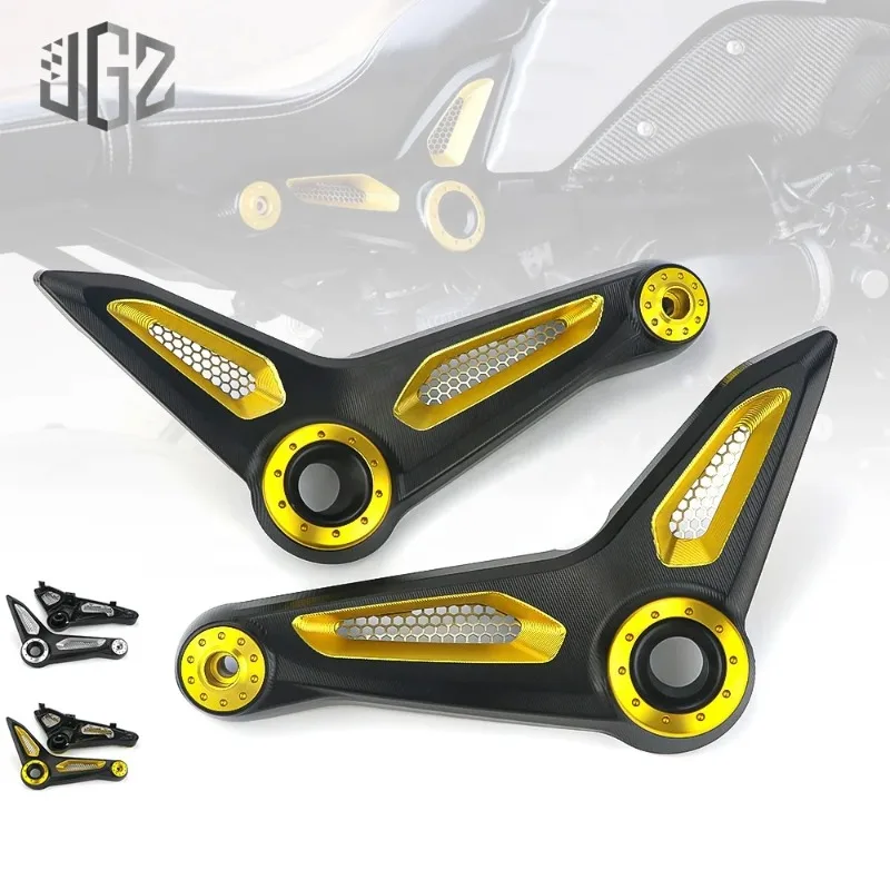 

Motorcycle CNC Aluminum Latte Triangle Board Seat Decorative Cover Protector Guardfor a RNINE T Accessories