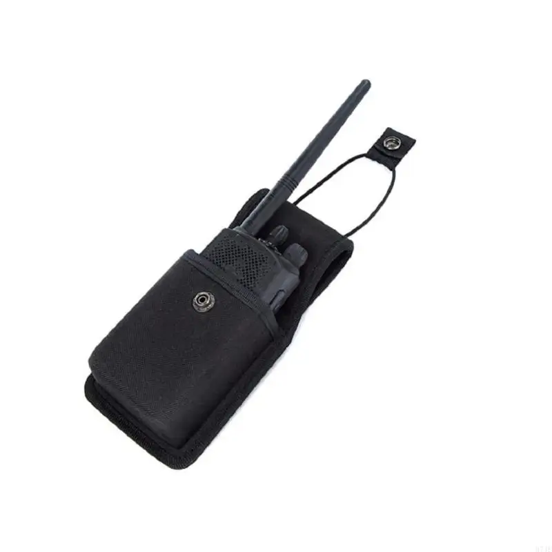 37JB Nylon Walkie-Talkie Holder Bag Two Way Radio Case Walkie-Talkie Bag Pocket