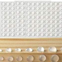 36-200Pcs Soft Silicone Rubber Anti Slip Bumpers Feet Pads Damper Buffer Cabinet Bumpers Silicone Furniture Pads Drawer Door Pad