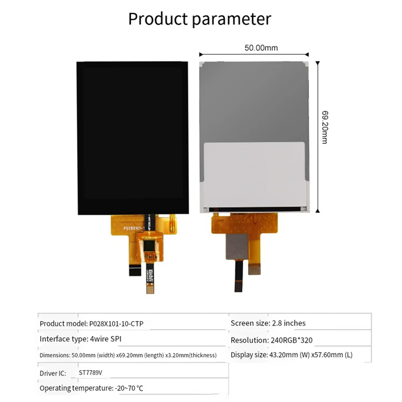 -A03R 2.8 Inch Tft …
