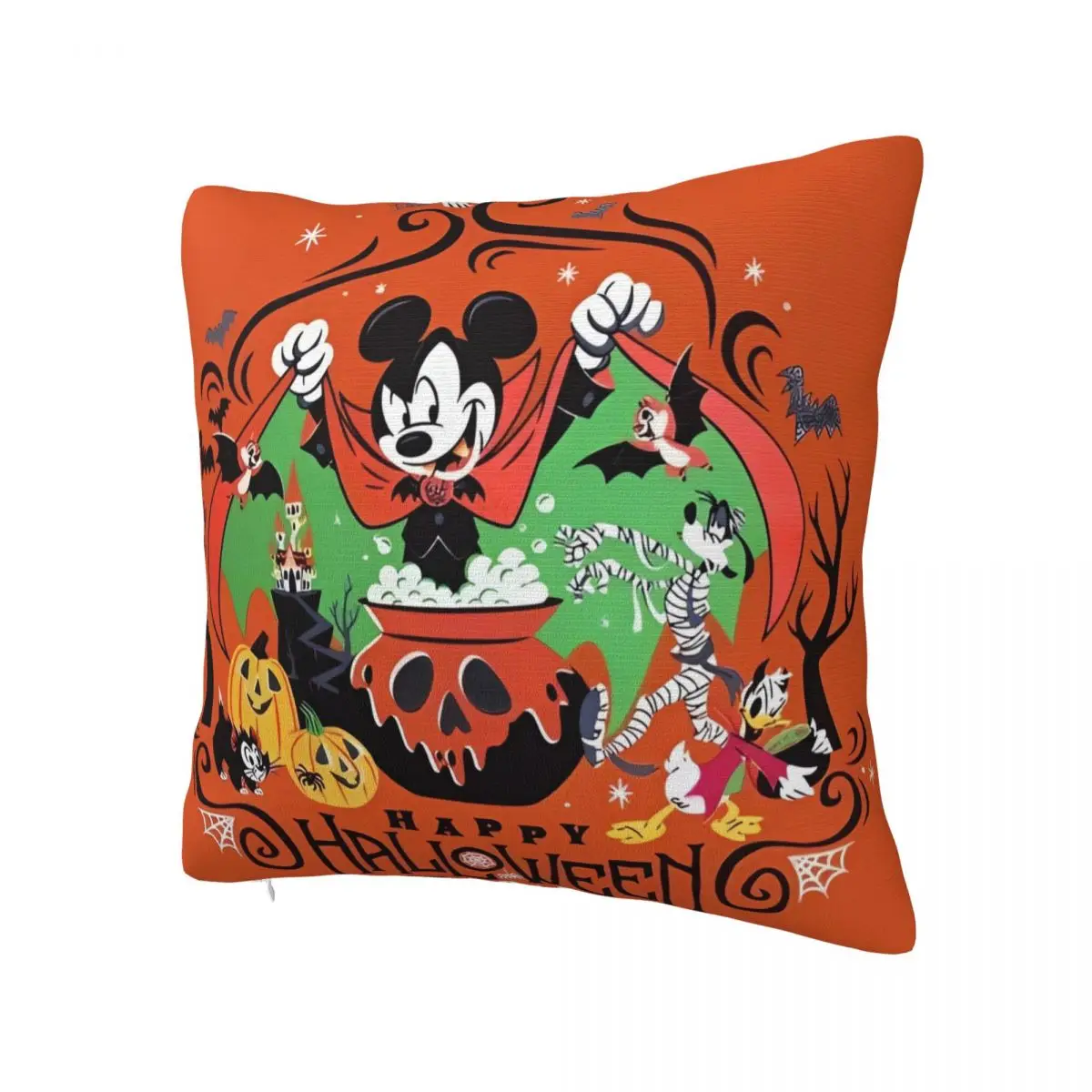 Minniso Mickey Mouse Cartoon Pillow Case Novelty Pillow Cover Soft Graphic Cushion Cover Pillowcases For Sofa Bedroom Home Decor