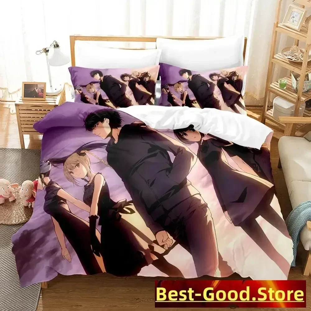

2023 Darwin's Game Anime Kawaii Printed Bed Set Duvet Cover Pillowcase Bedding Set Linen Sheet Quilt Cover Full Queen King Size