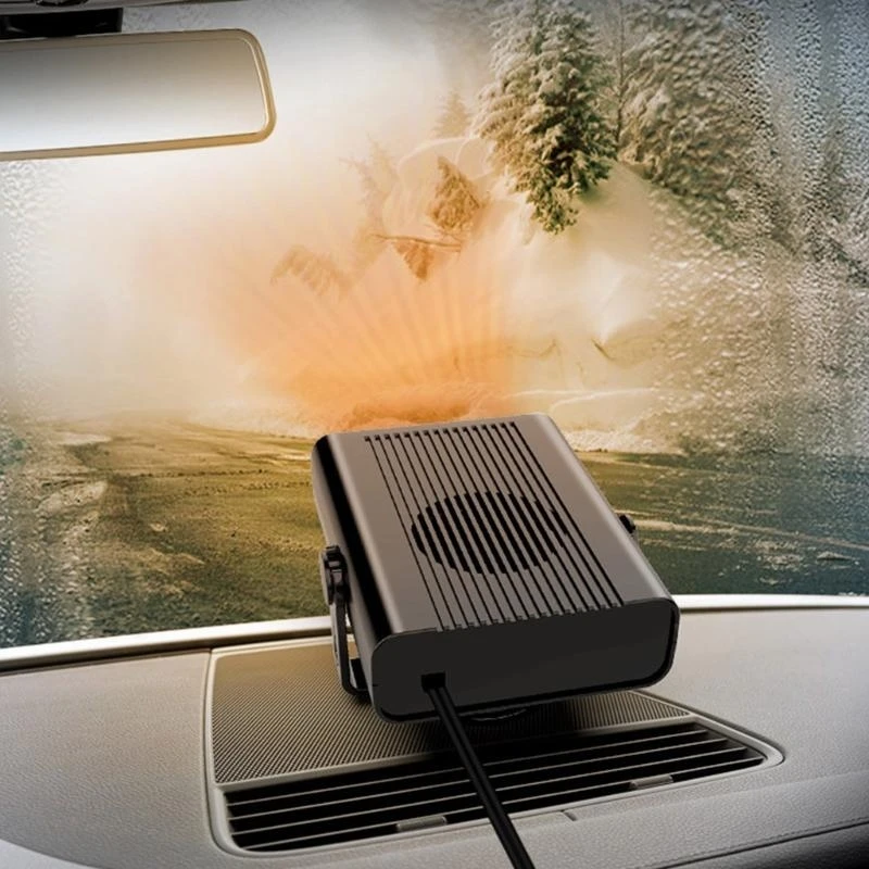 

A2UC 2 in 1 Car Heater Heating & Cooling Fan with Lighters Plug 360° Rotation 12V