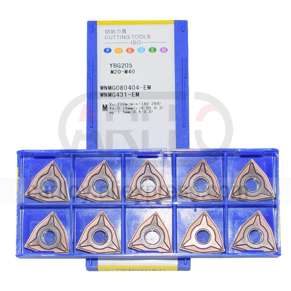 Turning Insert WNMG080404-EF WNMG080404-EM WNMG080408-EF WNMG080408-EM WNMG080408-ADF YB9320 Carbide Cnc Lathe Tool WNMG