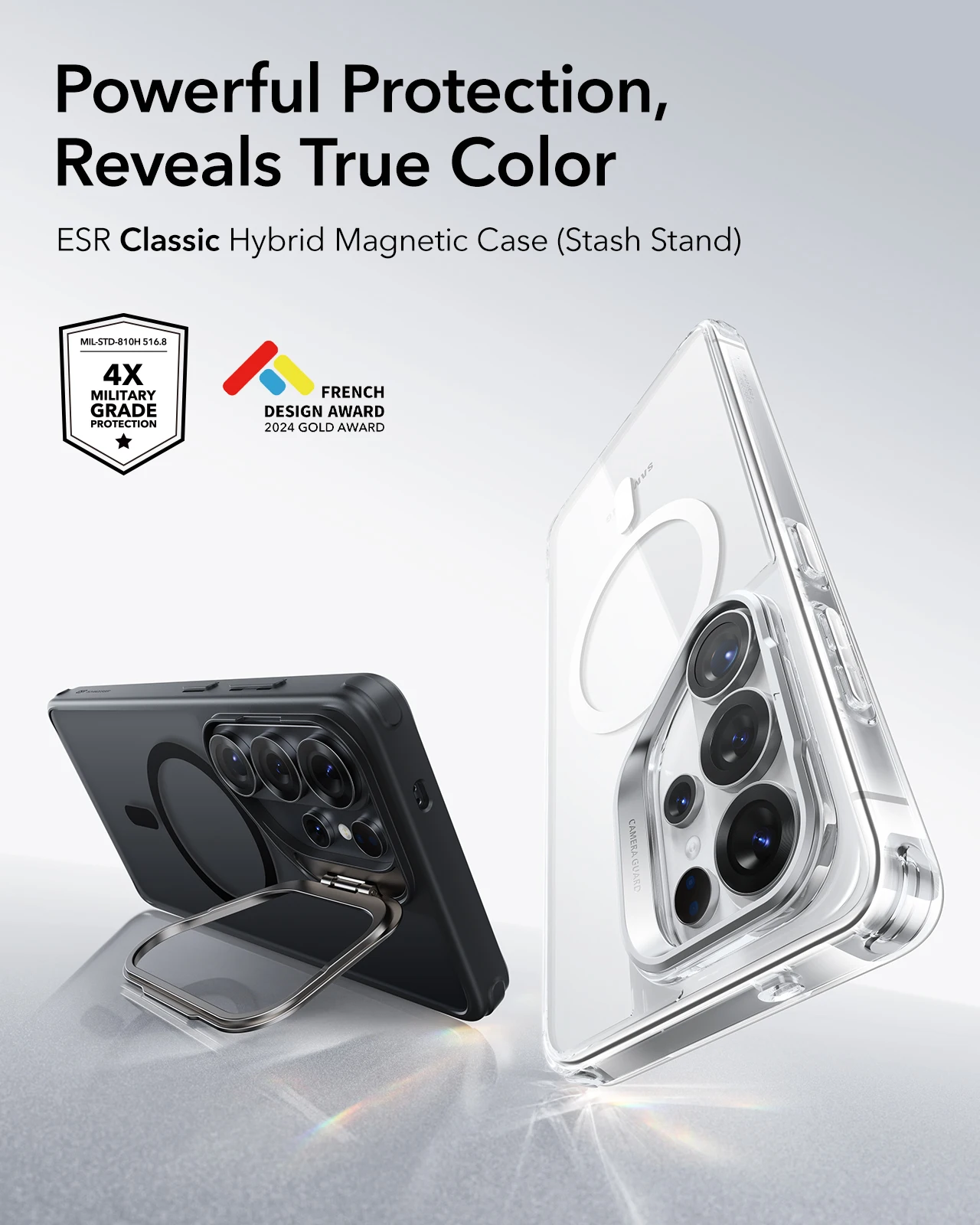 Etui ESR dla Galaxy S26 Ultra Classic Hybrid Magnetic Case z ochroną o wojskowym stopniu ochrony dla Samsunga S26 Ultra — zdjęcie produktu 2
