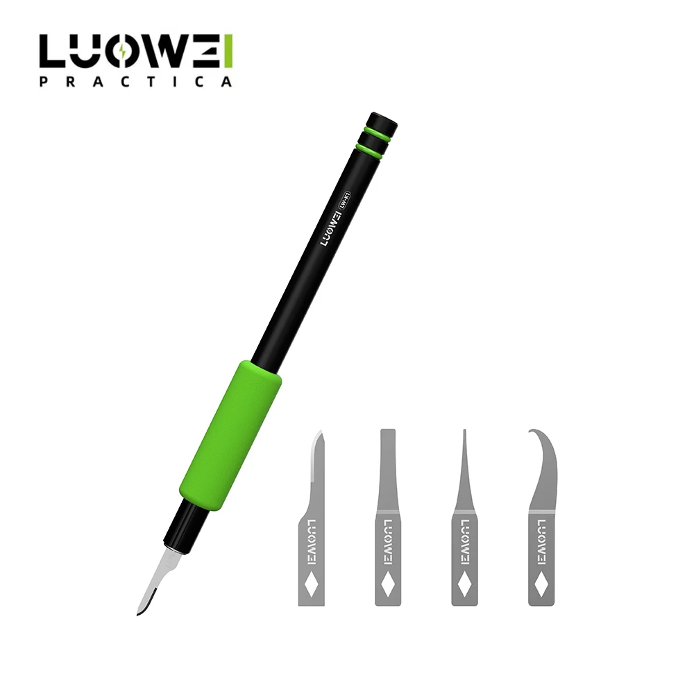 LUOWEI LW-K1 Elaborate Balance Hard Soft PCB glue Remover /Mobile screen open tools/4 Blades