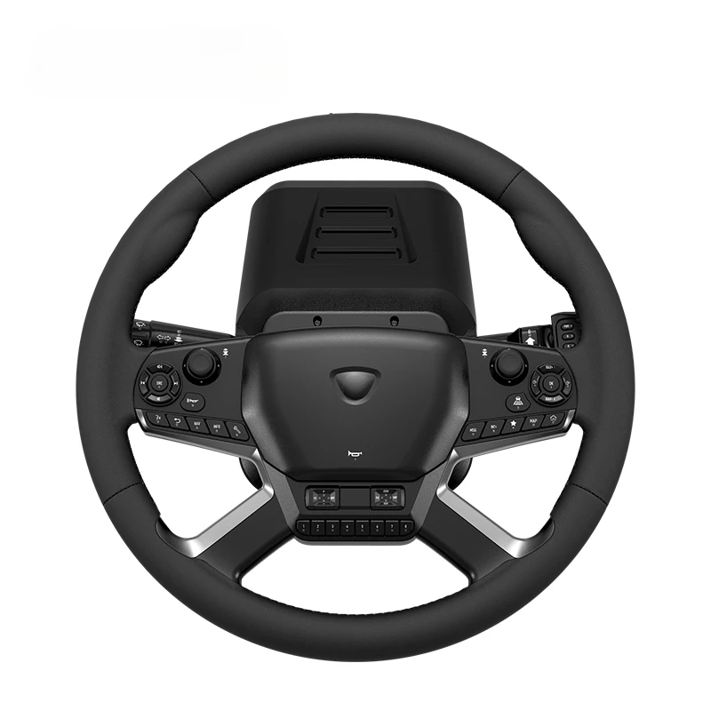 HORI Orca 2 Force Feedback Truck Simulator Steering Wheel Controller Kit for PC Truck Game Emulator