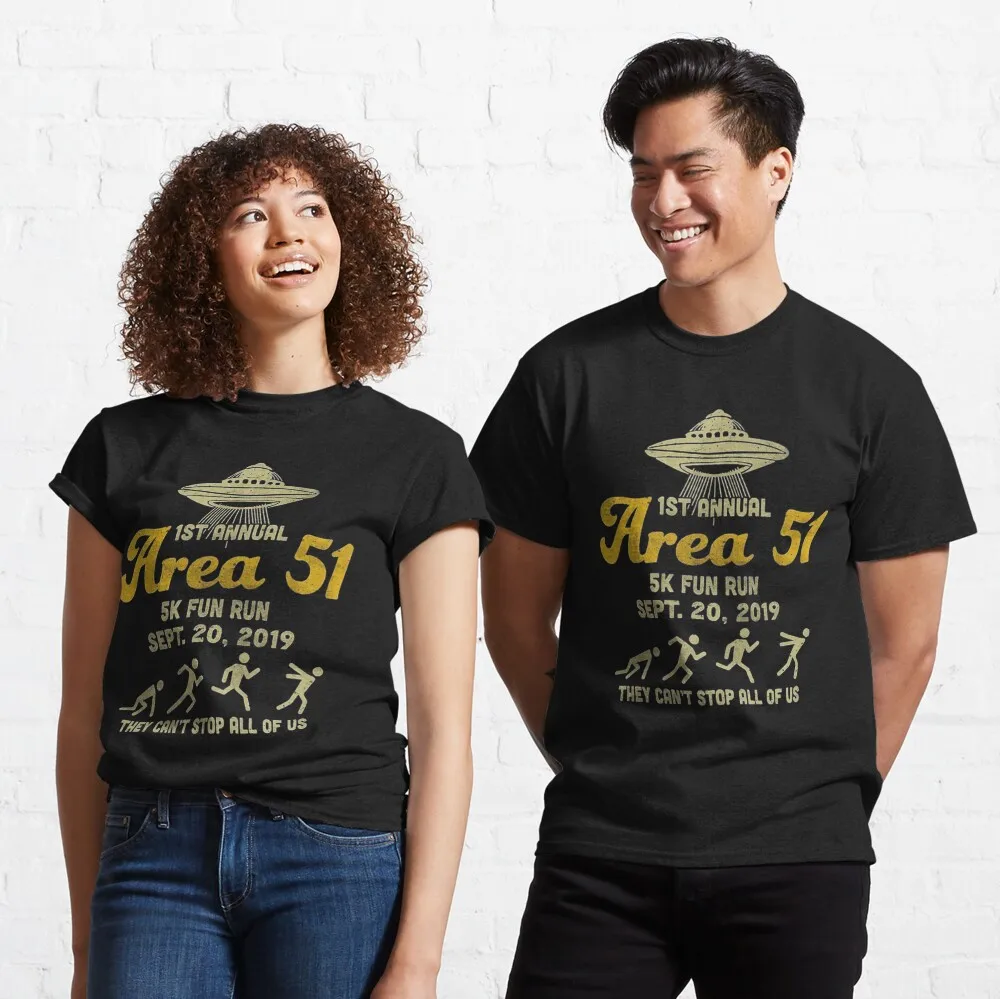 1st Annual Area 51 Classic T-Shirt Anime Graphic T-shirts For Men Clothing Women Short Sleeve Tees Y2K Tops New Arrival