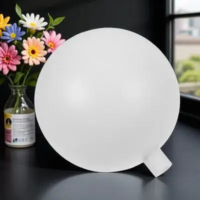 

G4 Plastic 80mm Round Hanging Lamp Shade for Wedding Lawn Decor Hanging Pendant Lamp Shade Accessory Light Cover