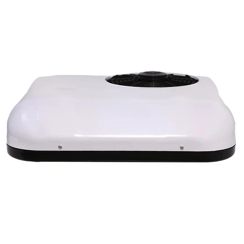 مكيف هواء على السطح مكيف هواء 12 فولت لشاحنة RV قافلة جرار كابينة تعمل بالبطارية تيار مستمر 12 فولت 24 فولت #4
