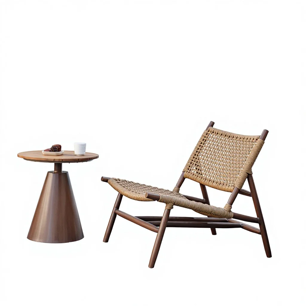 

Outdoor Leisure Sofa Balcony Single Rattan Chair Modern and Simple Design Outdoor Furniture for Garden and Home Use