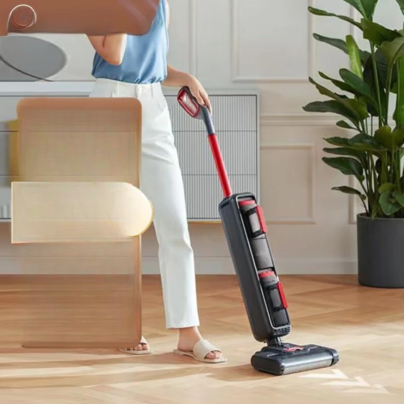 

Intelligent wireless washing machine Self cleaning suction mopping Household vacuum