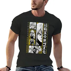 Cosmo Imai KENGAN - ASHURA OMEGA Manga Anime V1 T-shirt Blouse korean fashion blacks men clothes