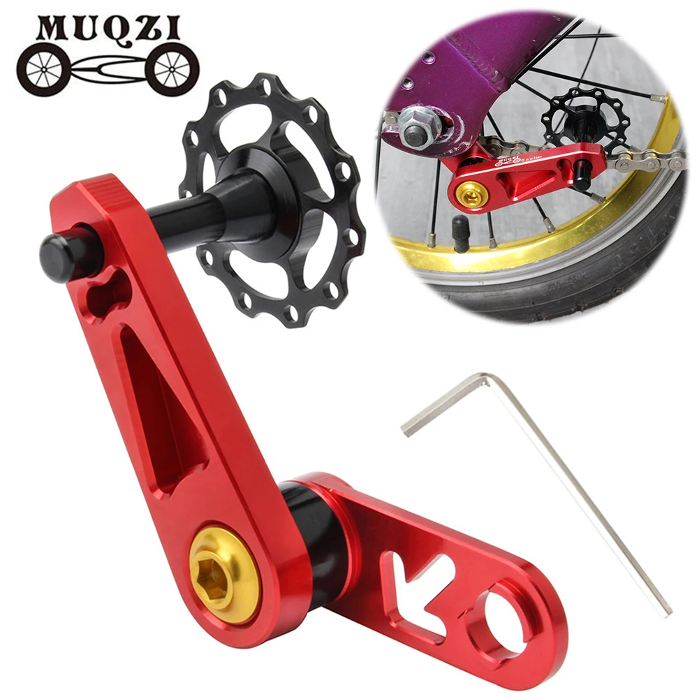 

Single Speed Cycling Chain Tensioner Aluminum Alloy Bike Rear Derailleur Chain Stabilizer for Folding Bicycle