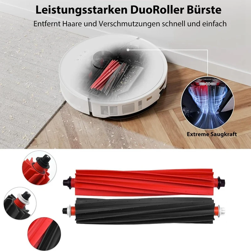 Für roborock s8 maxv ultra roboter staubsauger hauptseite bürste hepa filter mop tuch lappen staubbeutel ersatzteile