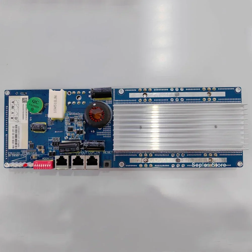 Seplos Smart BMS 13S 14S 15S 16S 100A 150A 200A 48V CAN/RS485 Board Bluetooth LiFePO4 Battery Communicate To Inverter V2.0 10E