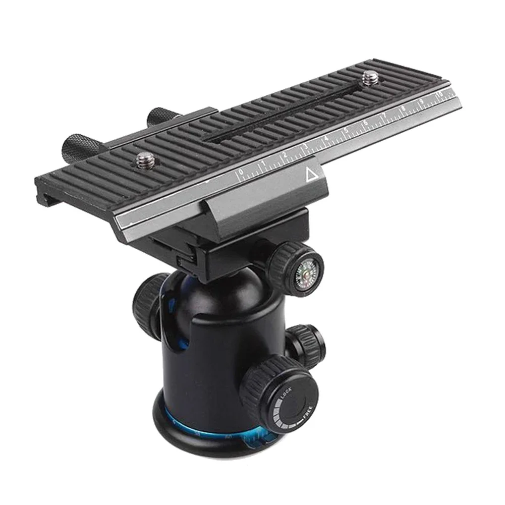 LP-01 2 Way Macro Focusing Rail Stabilizer Slider 1/4 inch Screw Digital SLR DSLR Close-up Shooting Photography Accessories