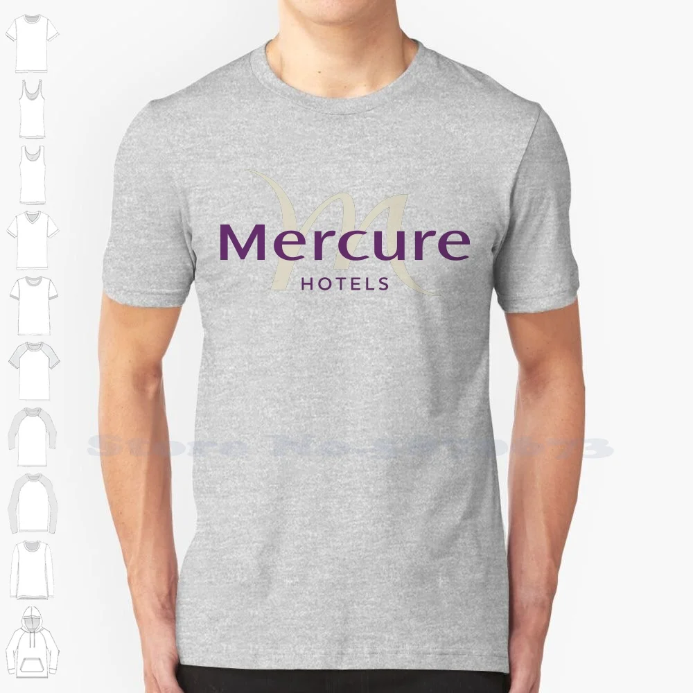 Mercure Logo High-quality T Shirts Fashion T-shirt New 100% Cotton Tee