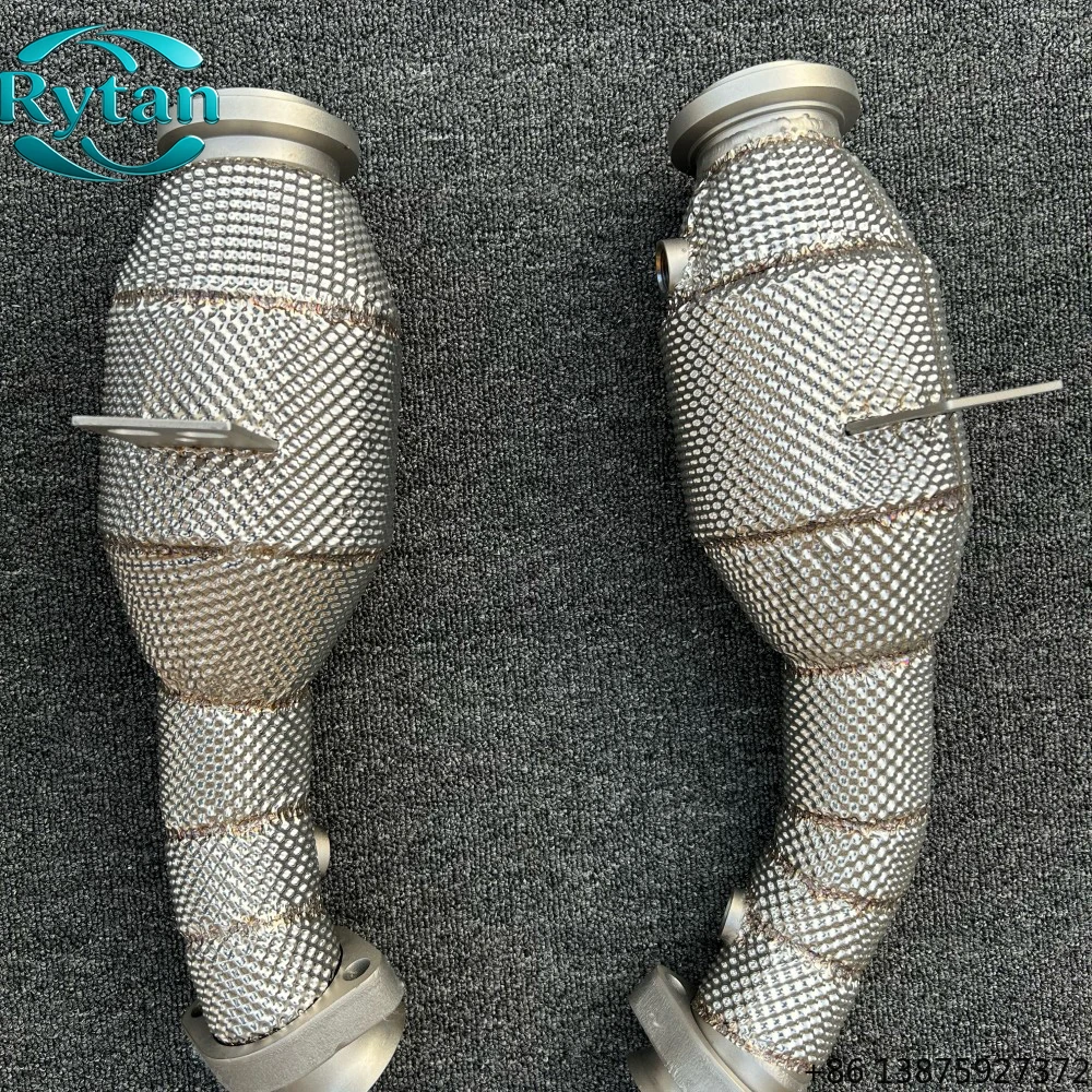 

Выхлопная система Rytan 304 из нержавеющей стали Valvetronic с прямыми трубами и даунпайпом для C43