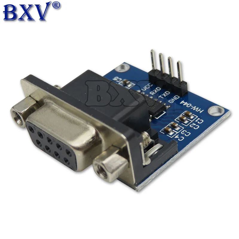 RS232 MAX3232 To TTL Serial Port Converter Module DB9 Connector MAX232