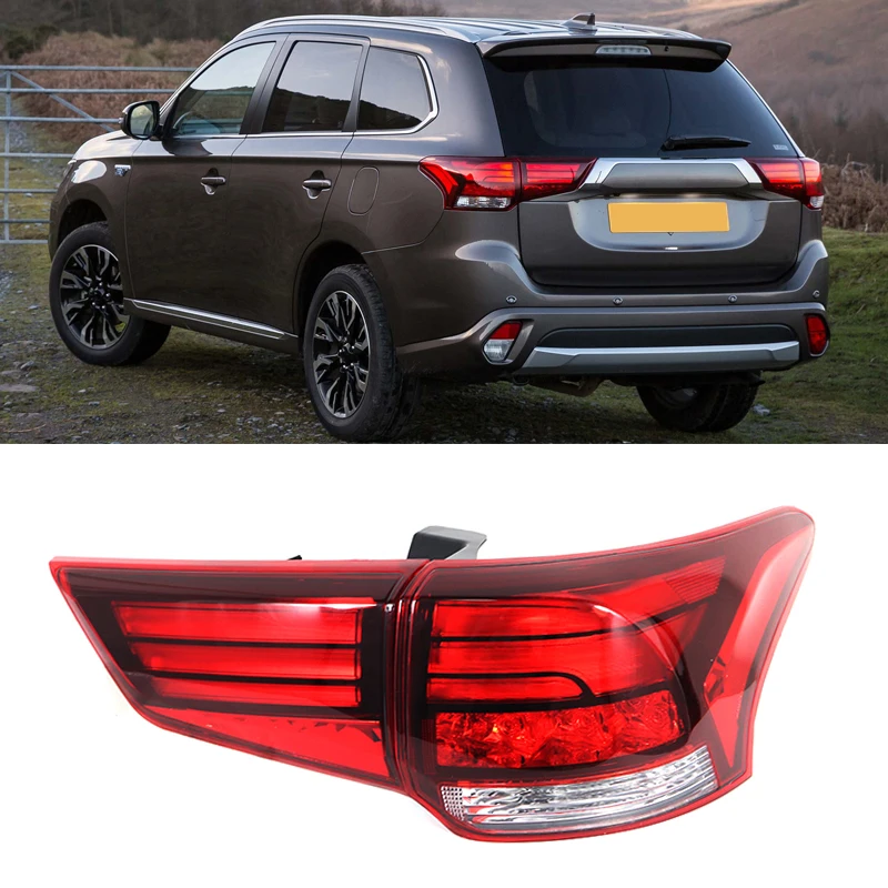 Car Accessorie LED Rear Tail Light Brake Lamp Bumper Warning Light For Mitsubishi Outlander PHEV 2016 2017 2018 2019 2020 2021